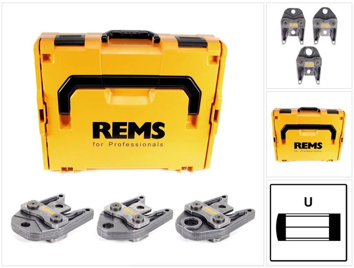 Rems U 16-20-25 Kit di spine da serrare + Cofanetto di trasporto L-Boxx ( 571170 R ) (1 Pezzo)