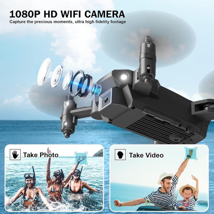 Produktbild Wipkviey T25 Drohne mit 1080p Kamera (10 min, 58 g)