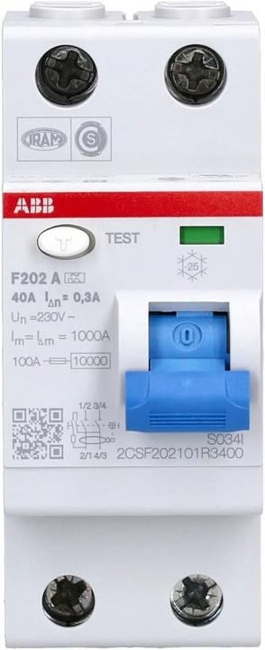 Actual product image ABB RCD, F 202, 2 POLE