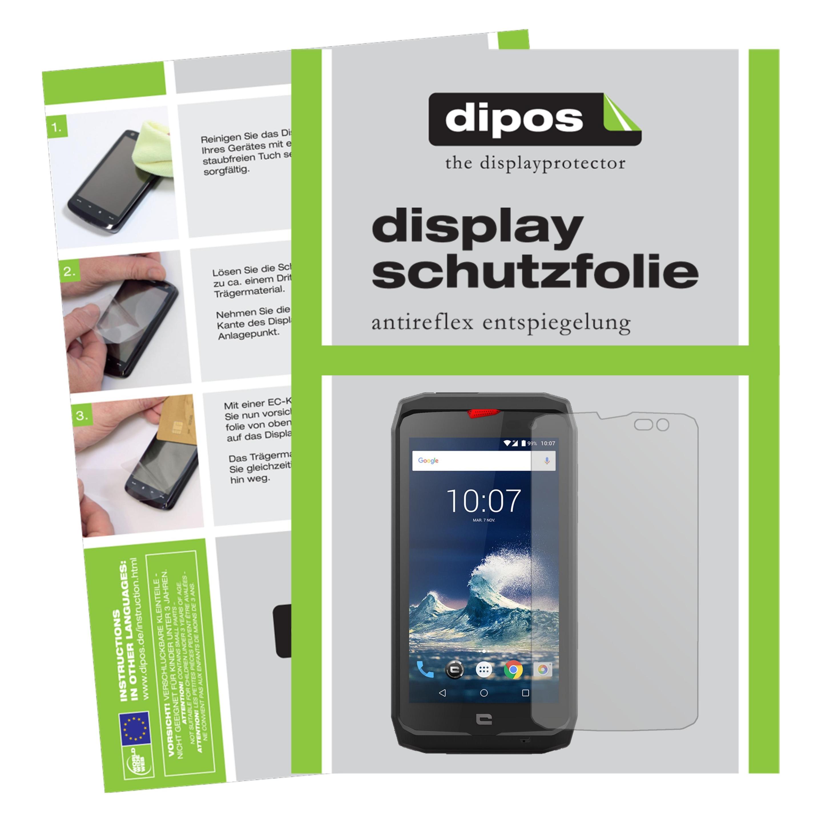 Dipos 6x Pellicola Protettiva In Cristallo Per Crosscall Action-X3 - Protezione Anti Graffio, Made In Germany, Taglio Laser, Applicazione Senza Bolle - 4
