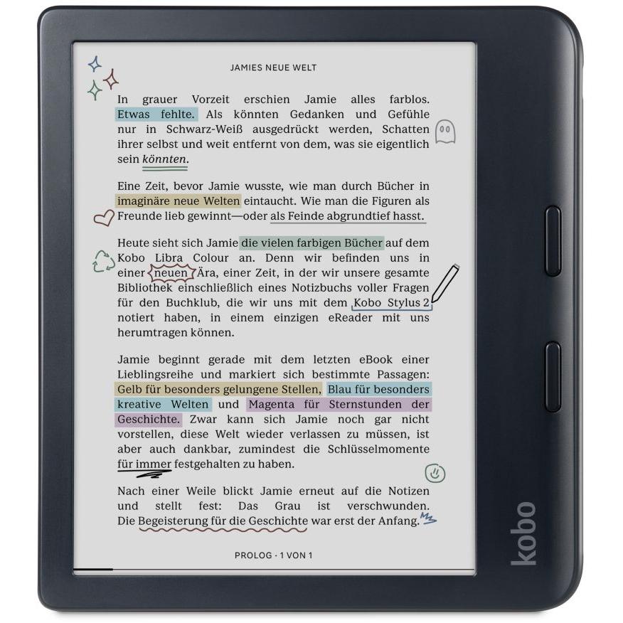 KOBO LIBRA COLOUR 2024版 32GB Liseuse numerique Kobo by Fnac Libra Colour 7'' 32 Go Noir