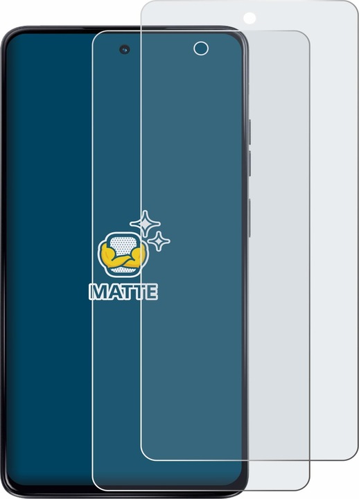 Actual product image BROTECT Anti-glare screen protector matt (2 Piece, Motorola Moto G24 Power)