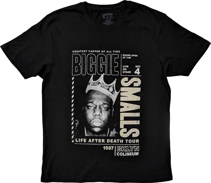 Produktbild Biggie Smalls Erwachsene Leben nach dem Tod Tour Baumwolle TShirt (M)