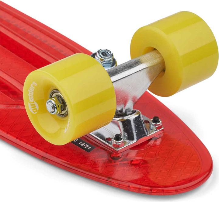 Immagine prodotto Outsiders - Skateboard retrò trasparente rosso (2.36")