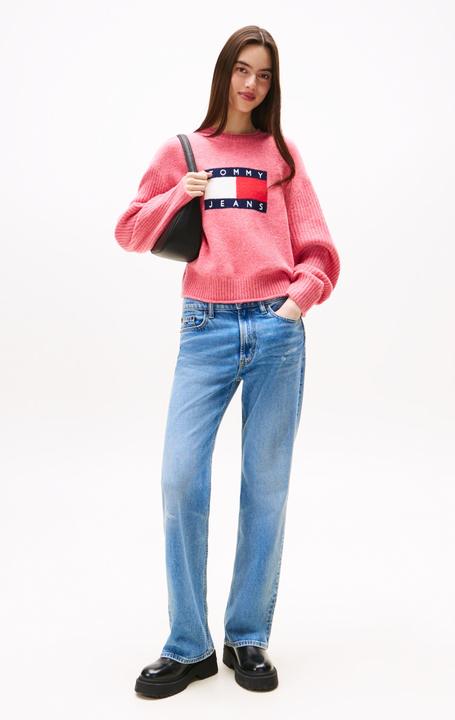 Immagine prodotto Tommy Jeans Tjw Melange Flag Sweater Rib Ext (L)