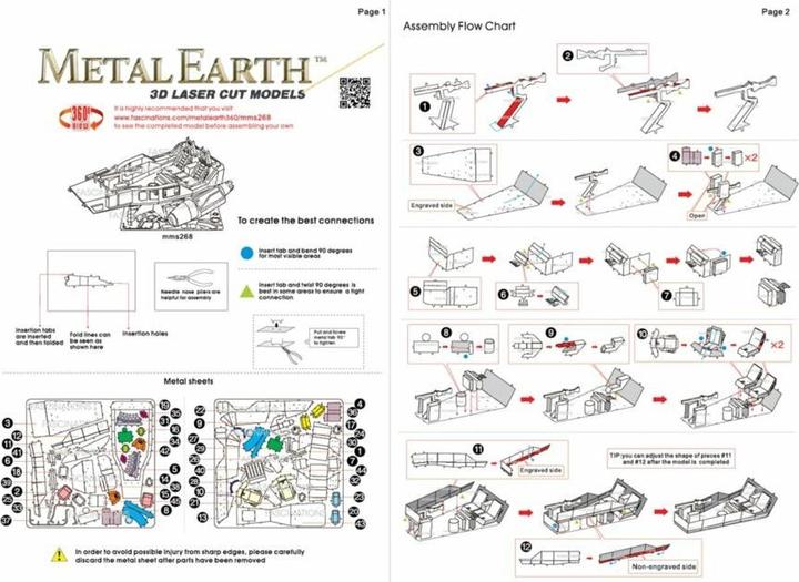 Produktbild Metal Earth First Order Snowspeeder