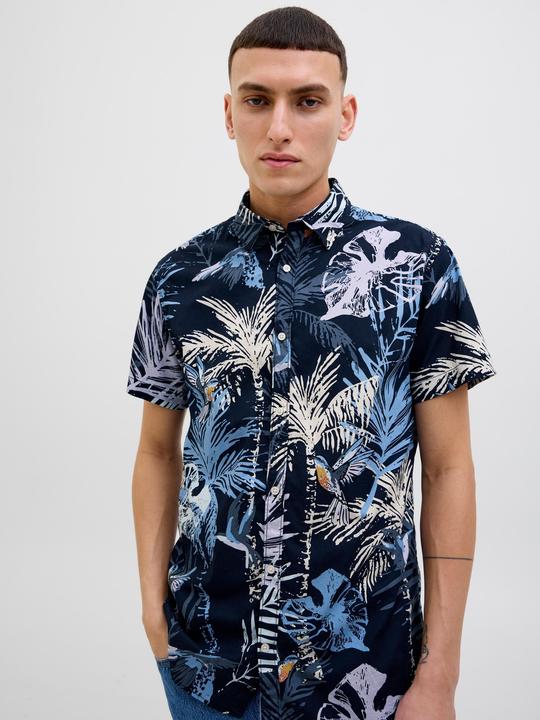 Produktbild Jack & Jones Jjhawaii Aop Shirt Ss Ln (XL)