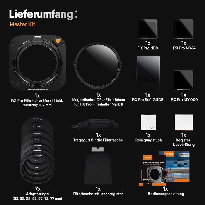 Actual product image Rollei Filter Holder MK 3 Master Kit (100 mm)