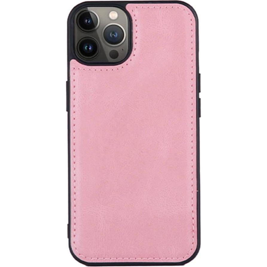 Thumbnail - Megshi iPhone 15 Pro - 2-1 Brieftaschen Hülle rosa (Apple iPhone 15 Pro), Smartphone Hülle, Rosa
