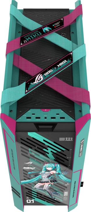 Actual product image ASUS Geh Rog Strix Helios Ii Gx601s Hatsune Miku (mATX, Mini-ITX, ATX)