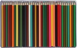 Image du produit Grafix Crayons De Couleur En Boîte Métallique 36 Pcs (36x)
