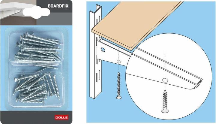 Actual product image Dolle Fastening set Boardfix galvanised