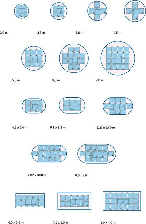 Produktbild Poolomio Pool-Kissen Luftkissen Winterkissen für Winter-Abdeckplane