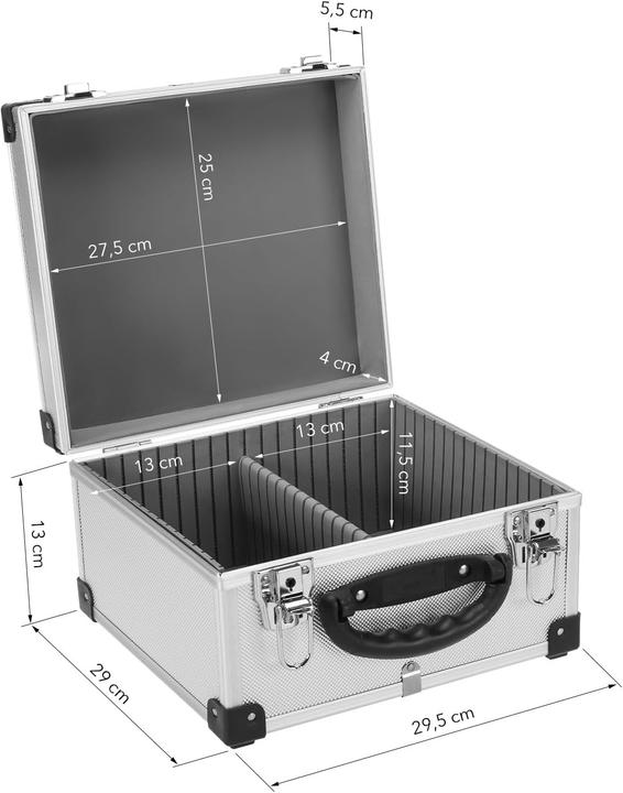 Image du produit Anndora CD-Aufbewahrungskoffer für 40 Standard-Hüllen (CD)