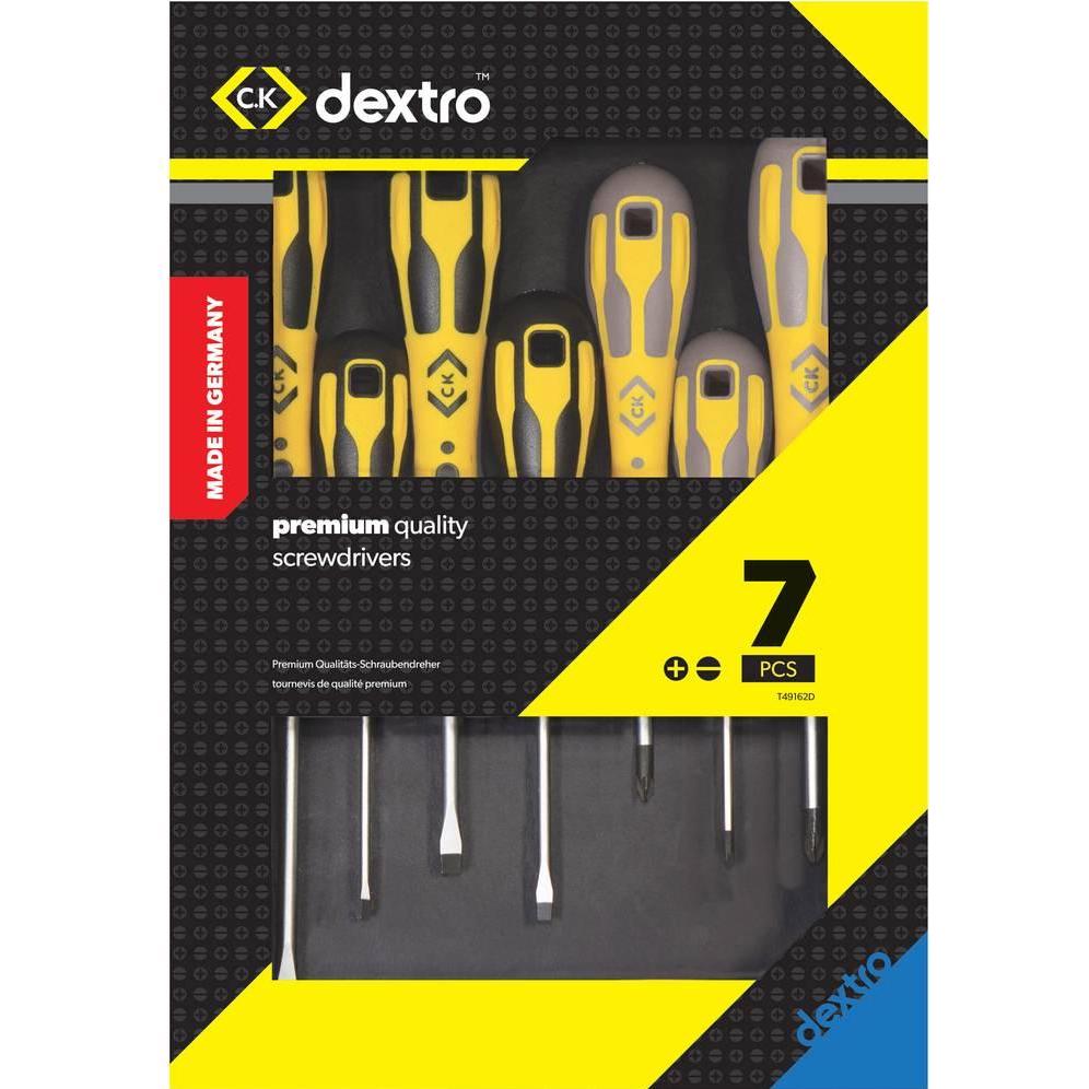 Thumbnail - C.K Magma, Schraubenzieher, T49162D - Dextro S/Driver SL/PH Set/7 (Phillipps-Kreuzschlitz (PH))