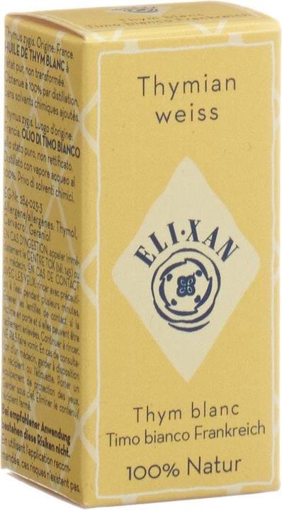 Actual product image Elixan Thyme white oil