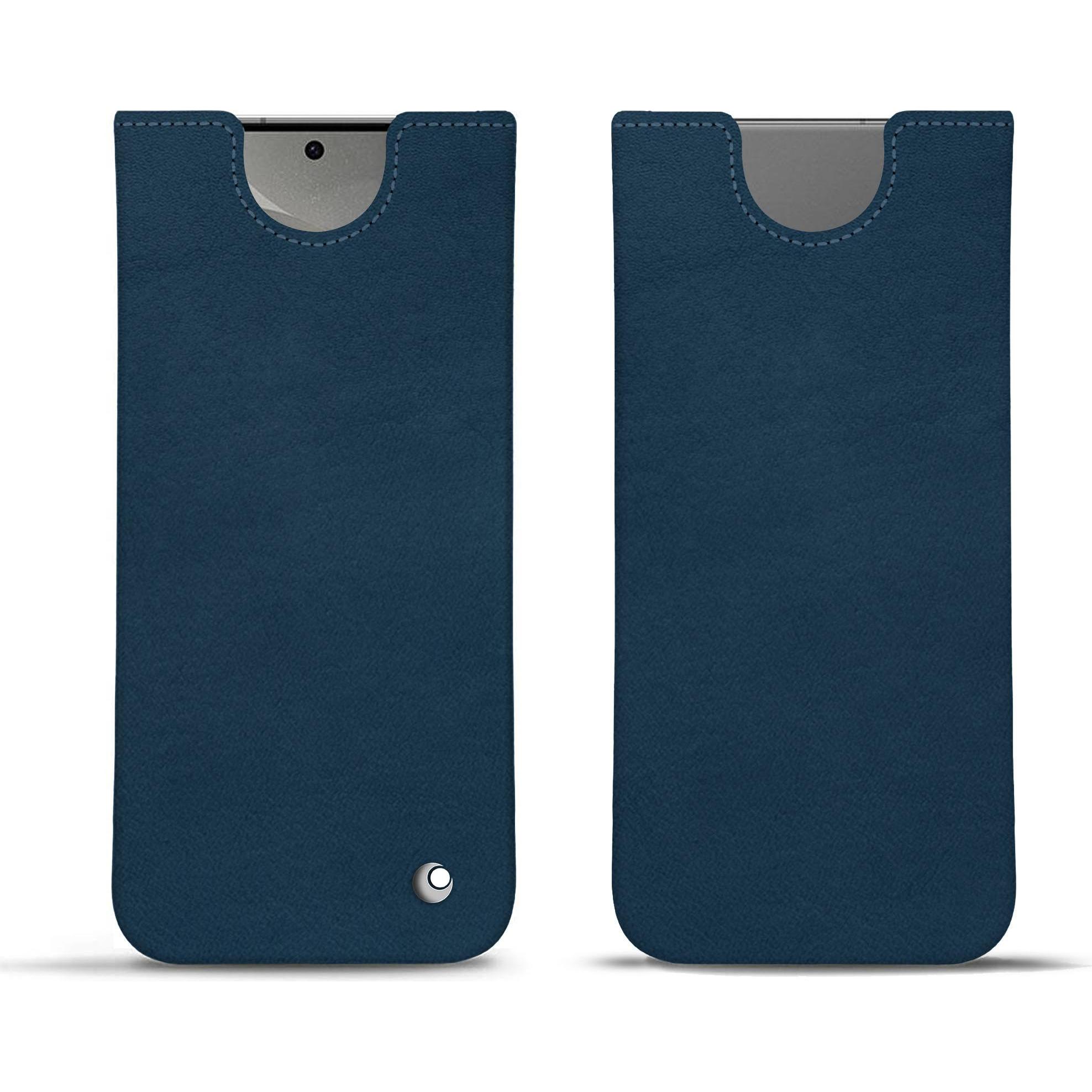 Noreve Lederschutzhülle (Samsung Galaxy S24), Smartphone Hülle, Blau