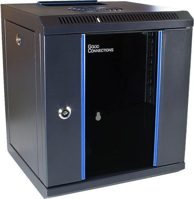 Actual product image Alcasa GC-R0102 Rack 6U Wall Mounted Shelf (6 RU, 10 inch rack)