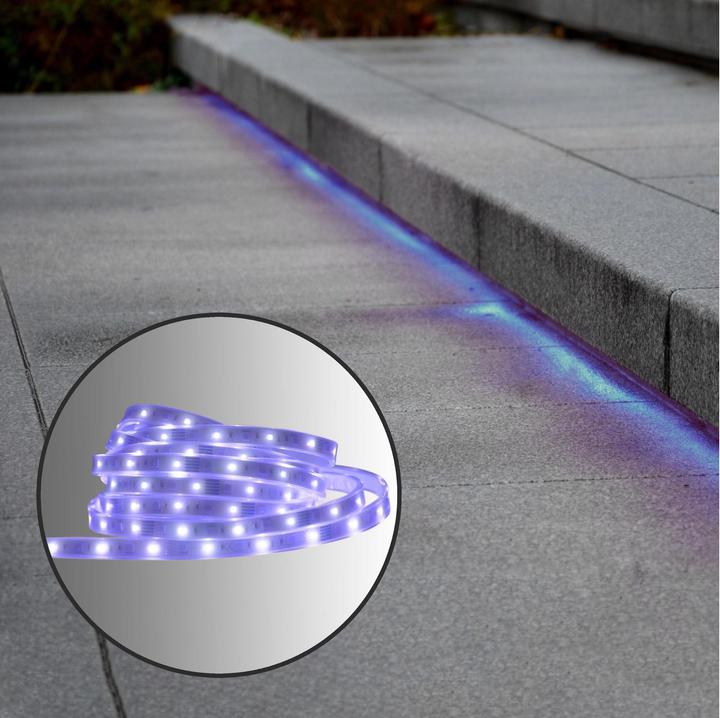 Produktbild Näve LED Stripe outdoor 500cm RGBW CH-Stecker (RGBW, 500 cm, Outdoor)