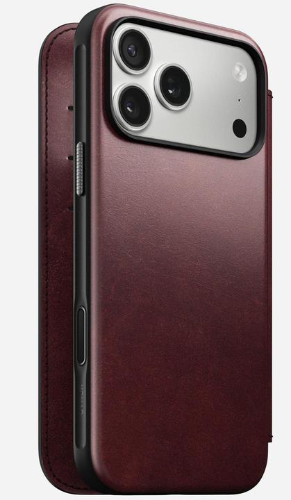 Actual product image Nomad Modern Leather Folio - Lederhülle für iPhone Max, Horween-Leder (Apple iPhone 17 Pro Max)