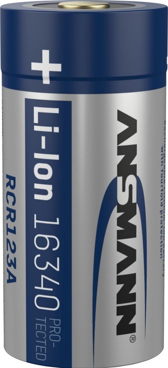 Actual product image Ansmann 16340 Li-Ion battery (1 pcs., 16340, 850 mAh)