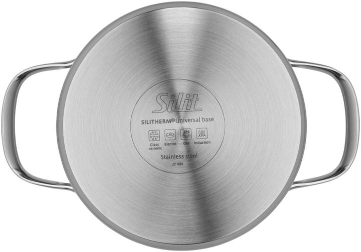 Actual product image Silit Kochtopf Fleischtopf Induktion 16cm Glasdeckel 1,9l Achat Edelstahl 18/10 (Casserole + Stewpot, Stainless steel, 16 x 10.50 cm)