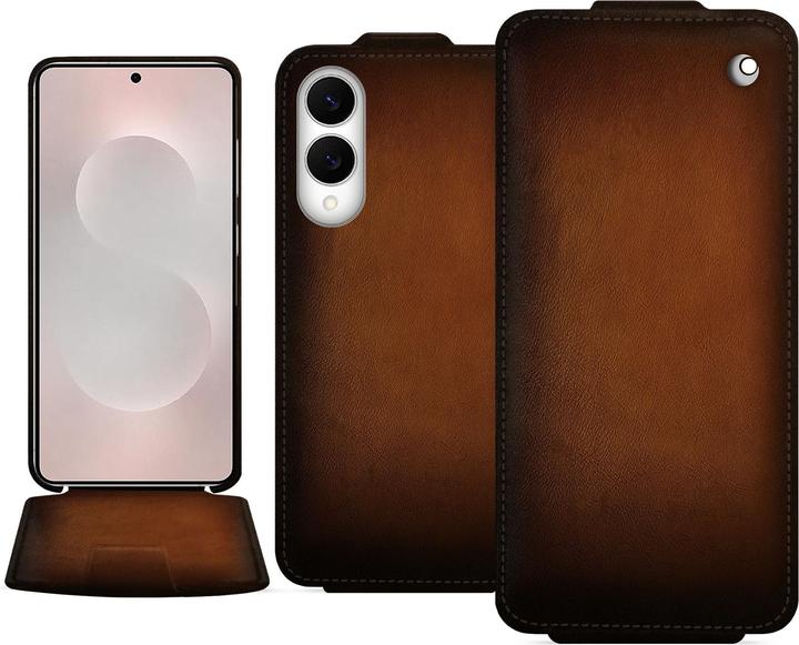 Actual product image Noreve Vertical leather shell (Samsung Galaxy S25 Edge)