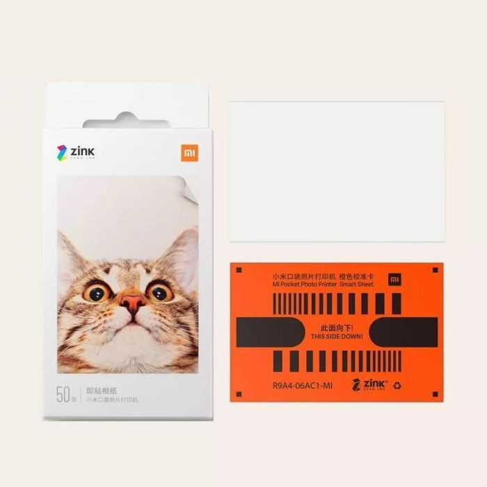 Actual product image Xiaomi Mi Portable Photo Printer Paper (287 g/m², 50 x 76 mm, 20 x)