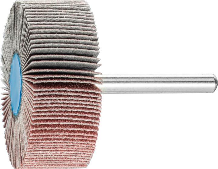 Produktbild Pferd Fächerschleifer Ø50xH20mm Körnung 120 Korund Schaft-Ø 6 mm (120)