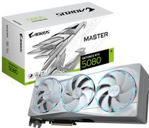 Actual product image Gigabyte AORUS GeForce RTX 5080 MASTER ICE (16 GB, GDDR7)