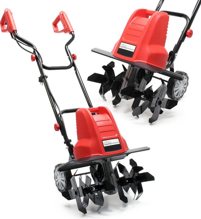 Wiltec Zappatrice elettrica da giardino 1500W 400 giri/minuto Zappatrice da giardino Coltivatore