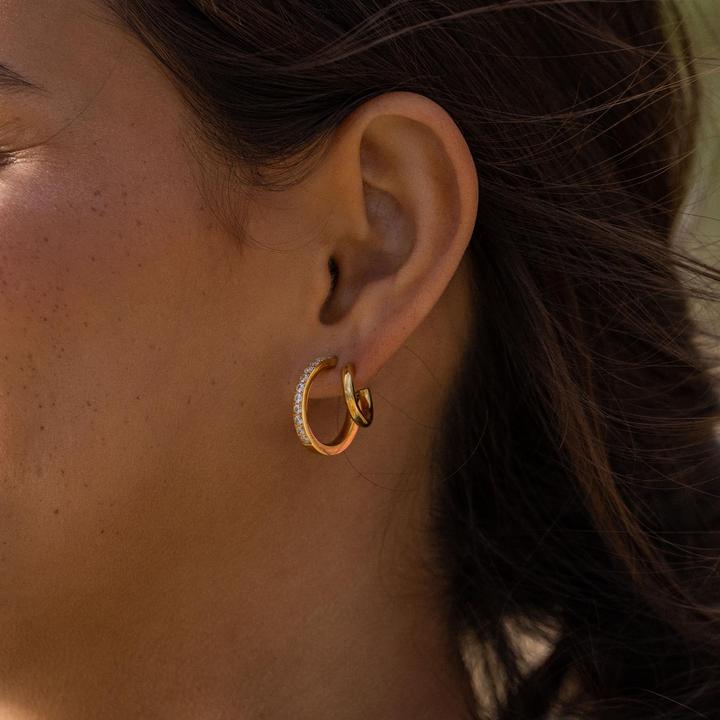 Actual product image Purelei Double Glitter (18K gold-plated stainless steel)