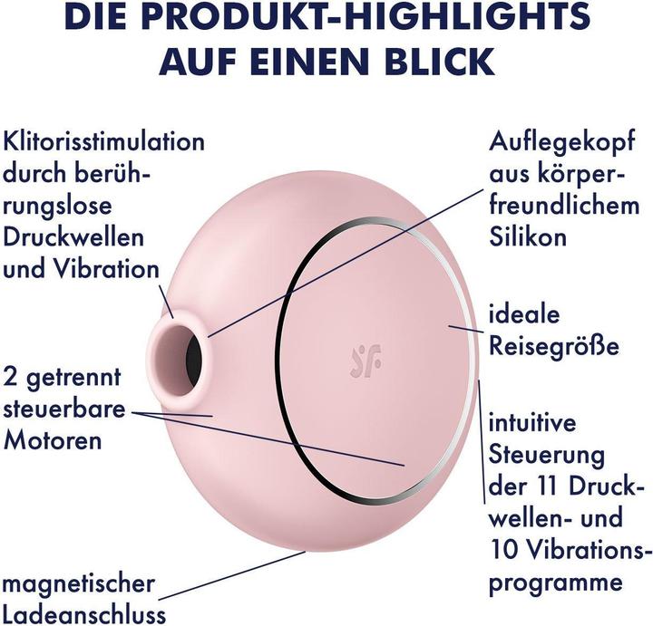 Produktbild Satisfyer Pro To Go 3 - Rose