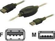 Image du produit M-Cab Câble D'Extension Actif USB 5m (5 m, USB 2.0)