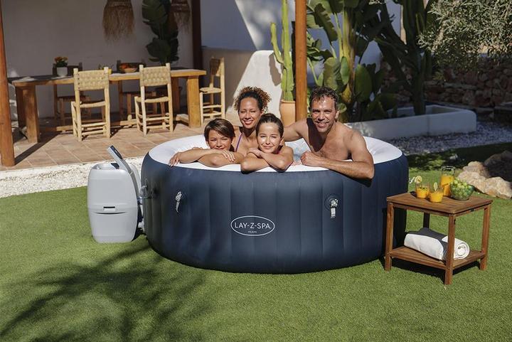 Produktbild Bestway LAY-Z-SPA Miami energieeffizienter aufbl asbarer Whirlpool mit AirJet 180 x 66 cm (4 Personen)