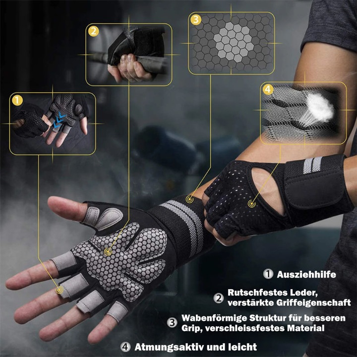 Actual product image Hermex Trainingshandschuhe (L)