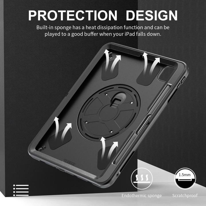Produktbild 4smarts Rugged Case Grip für Apple iPad Pro 11" (M4, 2024) (Apple iPad Pro 11 2024)