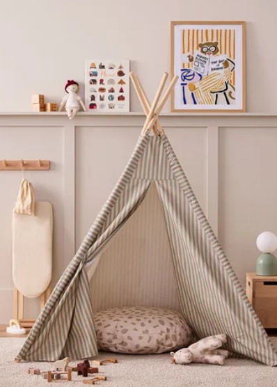 Produktbild Kids Concept Tipi tent stripe (1000937)