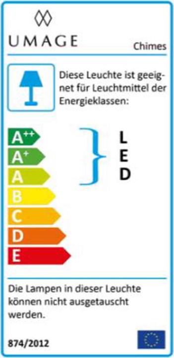 Energie-Label Umage Chimes Cluster (660 lm)