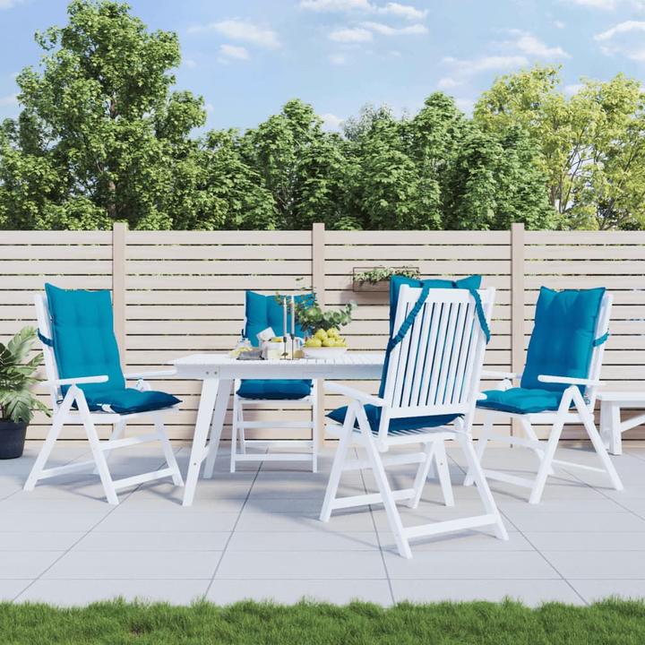 Produktbild vidaXL Hochlehner-Auflagen 4 Stk. Oxford-Gewebe (120 x 50 x 7 cm)