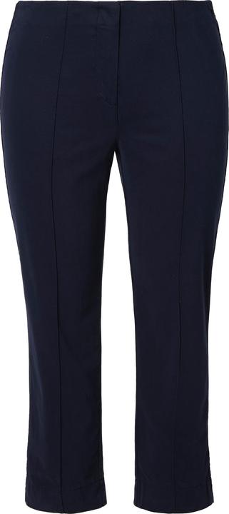 Image du produit Ulla Popken Pantalon avec passepoil et taille élastique. Coupe ajustée avec fente sur le bas de jambe. (54)