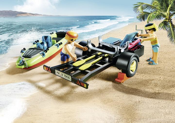Produktbild Playmobil Strandauto mit Kanuanhänger (70436, Playmobil Family Fun)