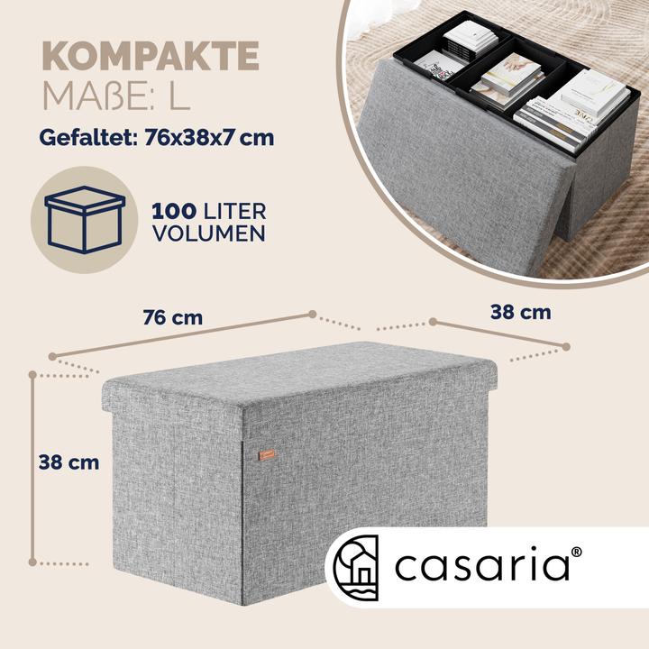 Produktbild Casaria Sitztruhe (80 cm)