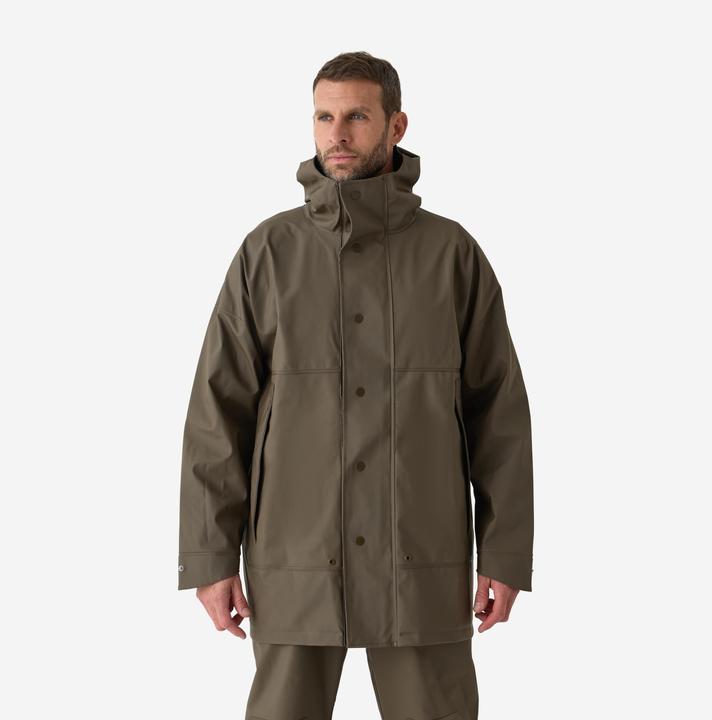 Image du produit Solognac Ciré imperméable homme coupe vent 500 vert (M)