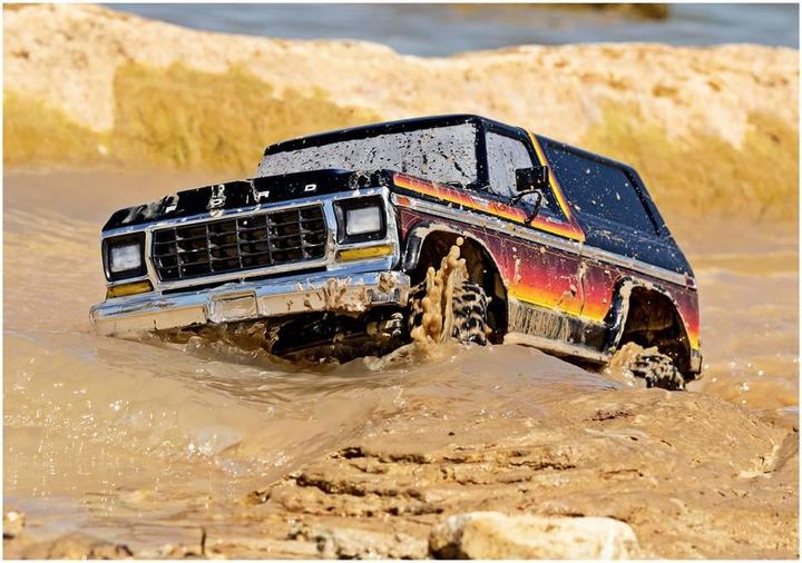 Produktbild Traxxas TRX-4 79 Ford Bronco schwarz/rot 1/10 Crawler RTR Brushed, Clipless, ohne Akku und Ladegerät (RTR Ready-to-Run)