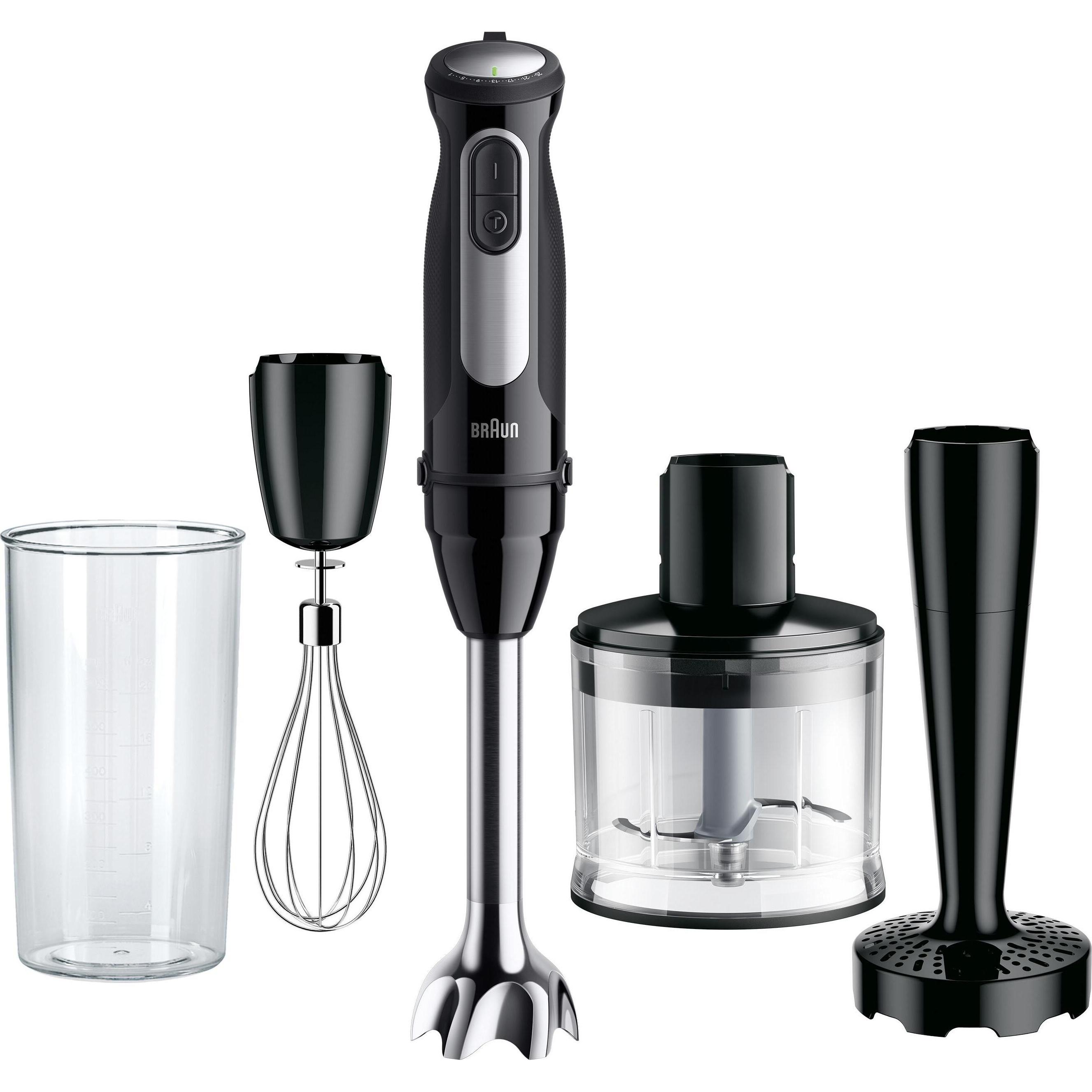 Braun Argento/Nero Mq55307 M, Frullatore A Immersione,