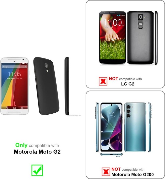 Produktbild Cadorabo Handykette für Motorola MOTO G2 Necklace Hülle mit verstellbarem Kordelband