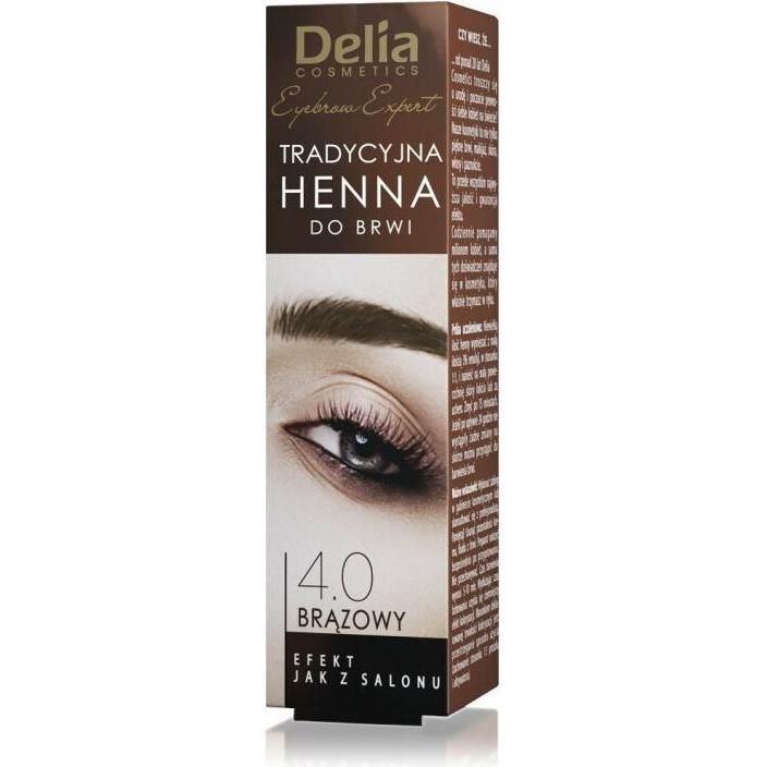 Delia Cosmetics, Augenbrauenfarbe, Delia - Henna for eyebrows 1.1 Graphite 2g