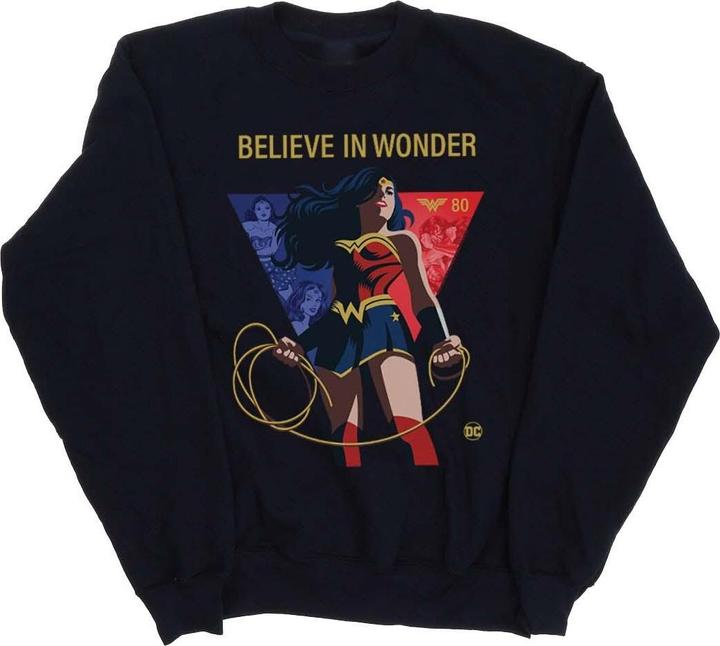 Produktbild Wonder Woman 80th Anniversary Believe In Wonder Pose Sweatshirt (M)