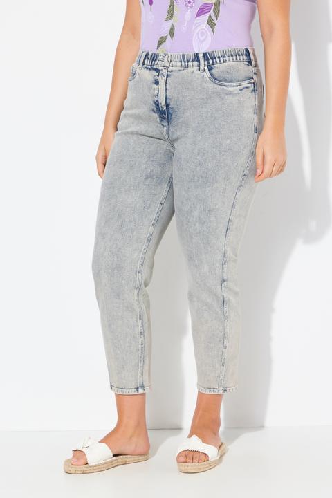 Produktbild Ulla Popken Mom-Jeans, konisches Bein, Komfortbund (42)